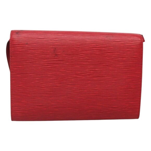 LOUIS VUITTON Epi Pochette Arche Shoulder Bag Red LV Auth - Picture 3 of 16